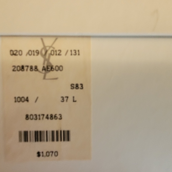 Yves Saint Lautent (YSL) Tribute Boot, Vernice Soft Croco Chess bootie, 37 size - Picture 9 of 16